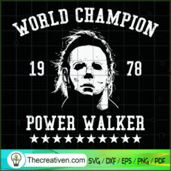 World Champion Power Walker 1980 SVG Cut File for Cricut & Silhouette