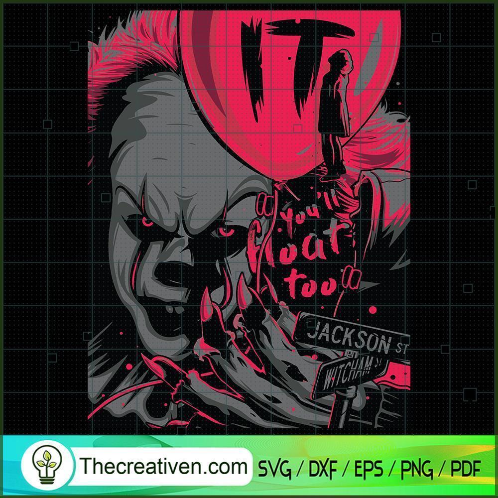 Chucky You Float Too SVG, Horror SVG, Halloween SVG, Halloween Scary SVG 1 81 copy 4