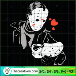 Jason Loves Crocs SVG Cut File for Cricut & Silhouette