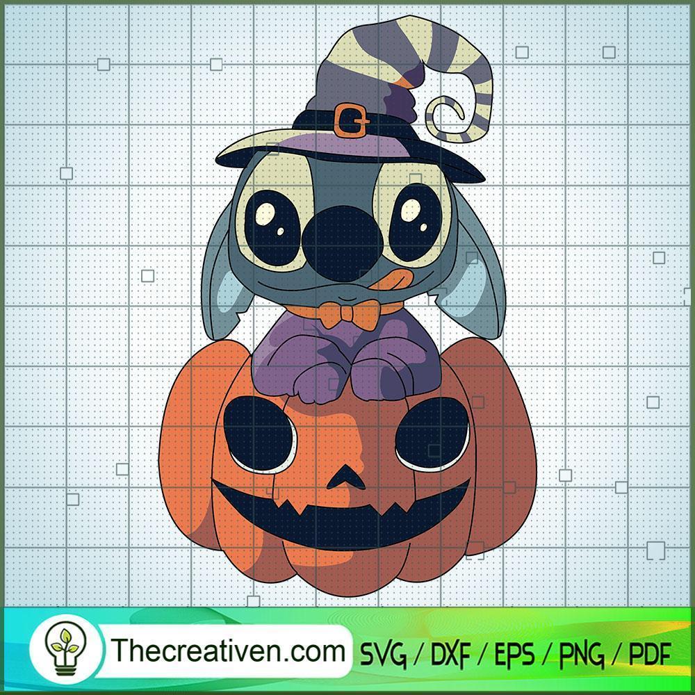 Stitch Pumpkin Halloween SVG Cut File for Cricut & Silhouette 1 Stitch Pumpkin Halloween SVG Cut File for Cricut & Silhouette