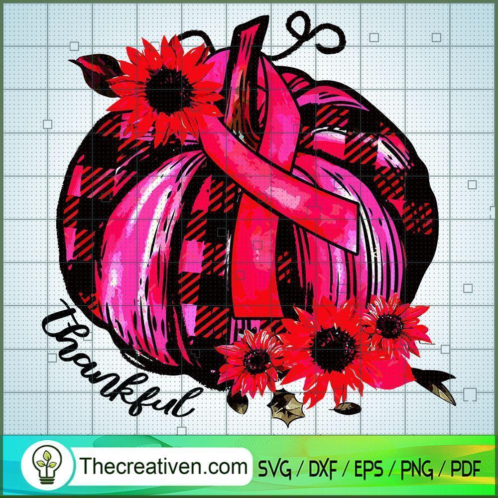 Pink Pumpkin Breast Cancer SVG Cut File for Cricut & Silhouette 1 Pink Pumpkin Breast Cancer SVG Cut File for Cricut & Silhouette