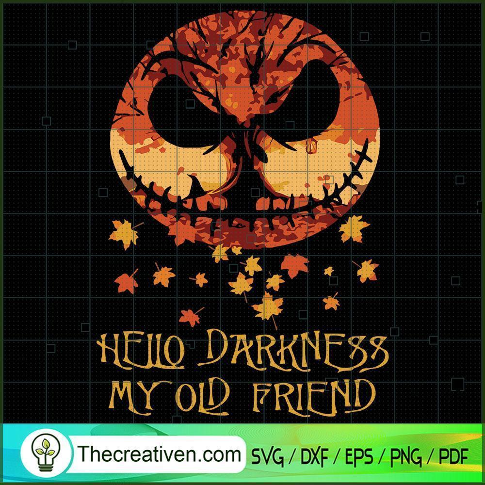 Hello Darkness My Old Friends SVG Cut File for Cricut & Silhouette 1 Hello Darkness My Old Friends SVG Cut File for Cricut & Silhouette