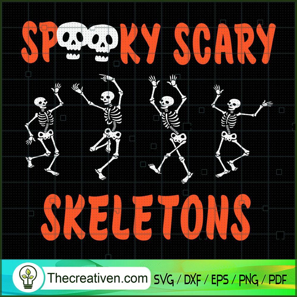 Spooky Scary Skeletons Dance SVG Cut File for Cricut 1 Spooky Scary Skeletons Dance SVG Cut File for Cricut