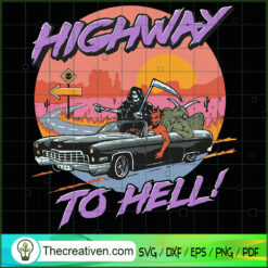 Highway to Hell SVG Cut File for Cricut & Silhouette