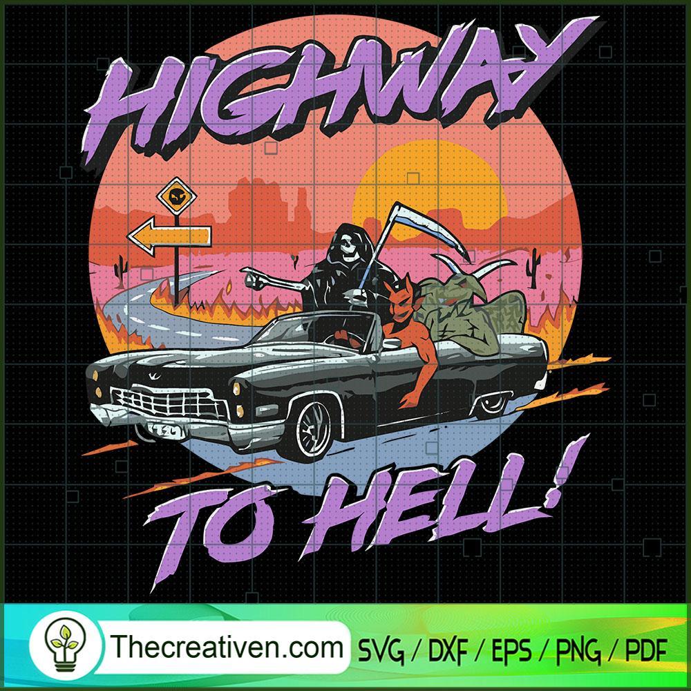 Highway to Hell SVG, Horror SVG, Halloween SVG, Halloween Scary SVG 1 116 copy 4