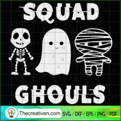 Squad Ghouls SVG Cut File for Cricut & Silhouette Design 33540