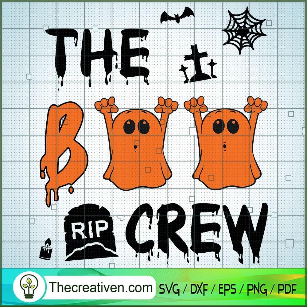 The Boo Crew Ghost Halloween SVG Cut File for Cricut & Silhouette 1 The Boo Crew Ghost Halloween SVG Cut File for Cricut & Silhouette
