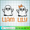 Matching Sibling Boo Cute Ha SVG Cut File for Cricut