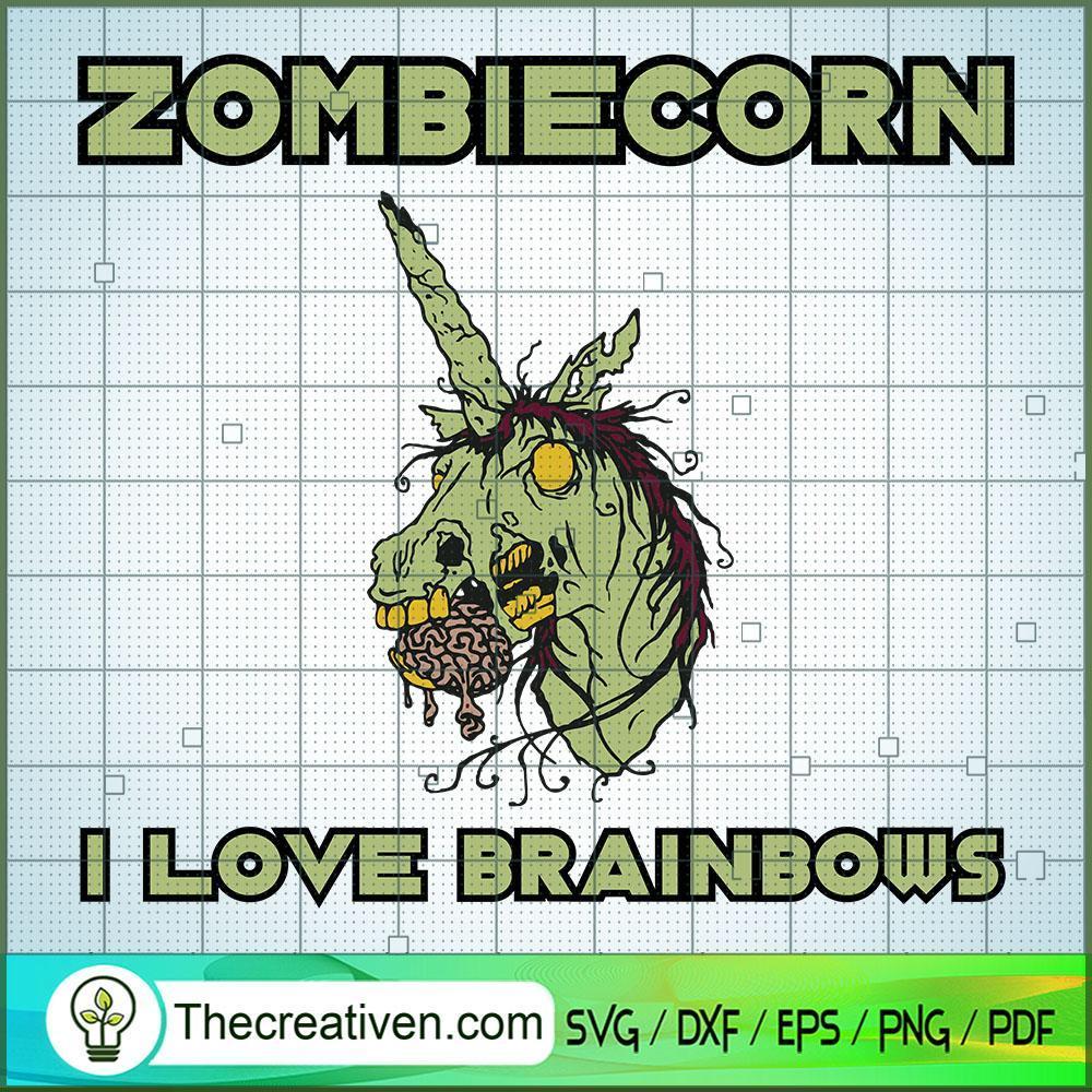 Zombie Unicorn I Love Brainb SVG Cut File for Cricut 1 Zombie Unicorn I Love Brainb SVG Cut File for Cricut