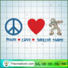 Peace Love Thriller Dance Halloween Dabb SVG, Horror SVG, Halloween SVG, Scary SVG 3 42 copy 6