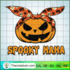 Halloween Spooky Mama Pumpkin Bandana SVG, Horror SVG, Halloween SVG, Scary SVG 2 22 copy 5