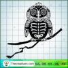Halloween Dead Sugar Skull Owl SVG Cut File for Cricut & Silhouette 2 9 copy 8