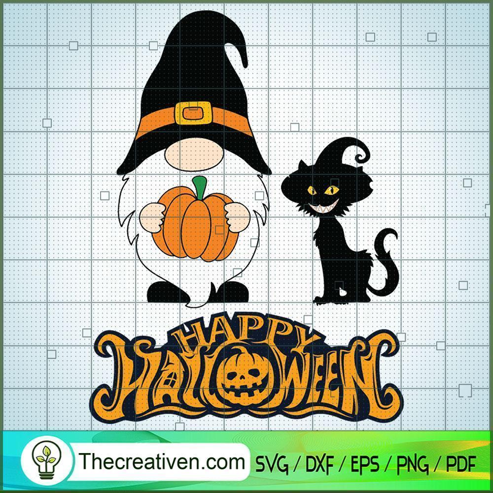 Happy Halloween Gnomes SVG Cut File for Cricut & Silhouette 1 Happy Halloween Gnomes SVG Cut File for Cricut & Silhouette