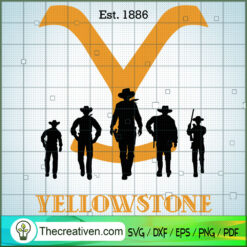 Cowboy Team Yellowstone SVG, Yellowstone SVG, American Cowboy SVG