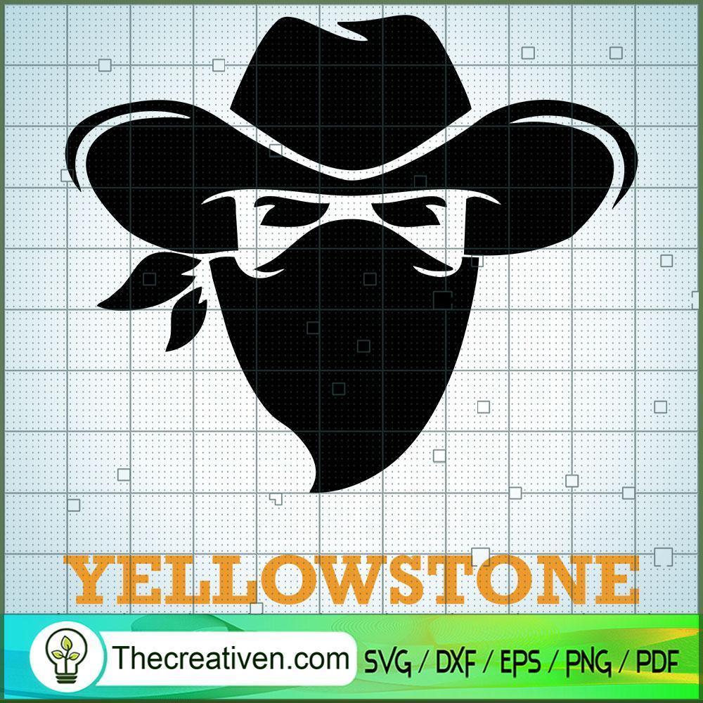 Cowboy Head Yellowstone SVG, Yellowstone SVG, American Cowboy SVG 1 Cowboy Head Yellowstone SVG, Yellowstone SVG, American Cowboy SVG