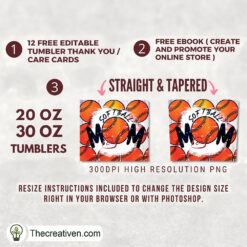 20oz Skinny Tumbler Softball Sport Mom Tumbler Wrap – Digital Download 3 20oz Skinny Tumbler Softball Sport Mom Tumbler Wrap – Digital Download - Image 2