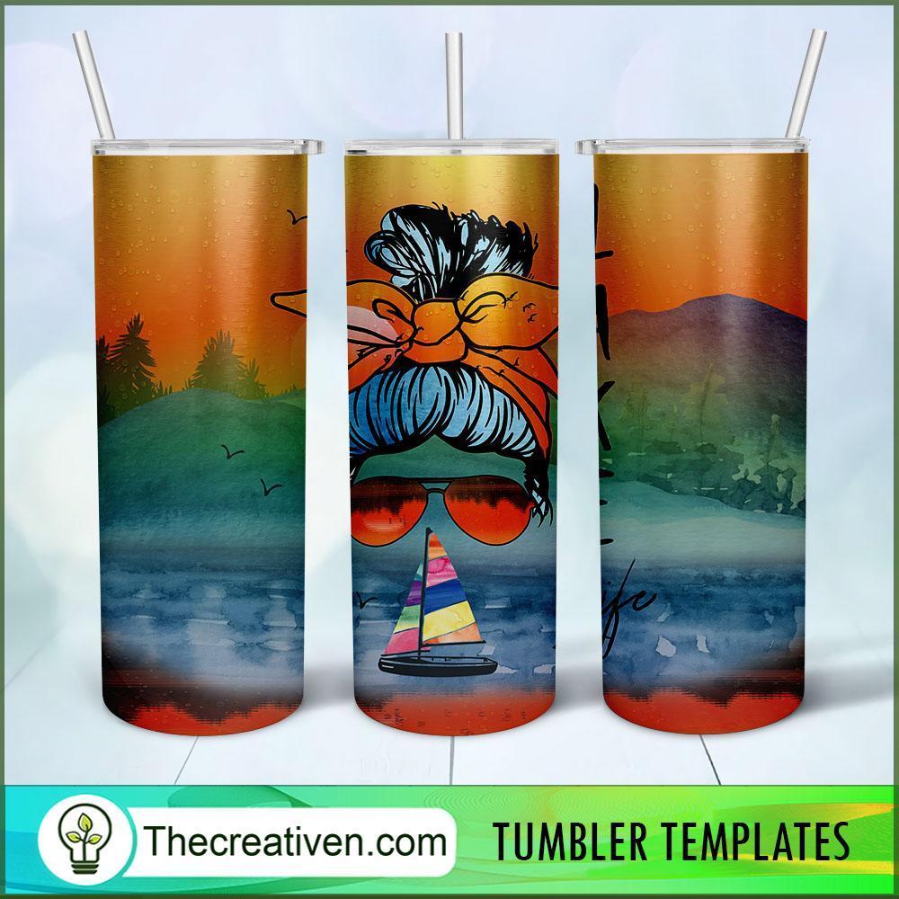20oz Skinny Tumbler Lake Life Tumbler Wrap – Digital D Design 33198 1 20oz Skinny Tumbler Lake Life Tumbler Wrap – Digital D Design 33198