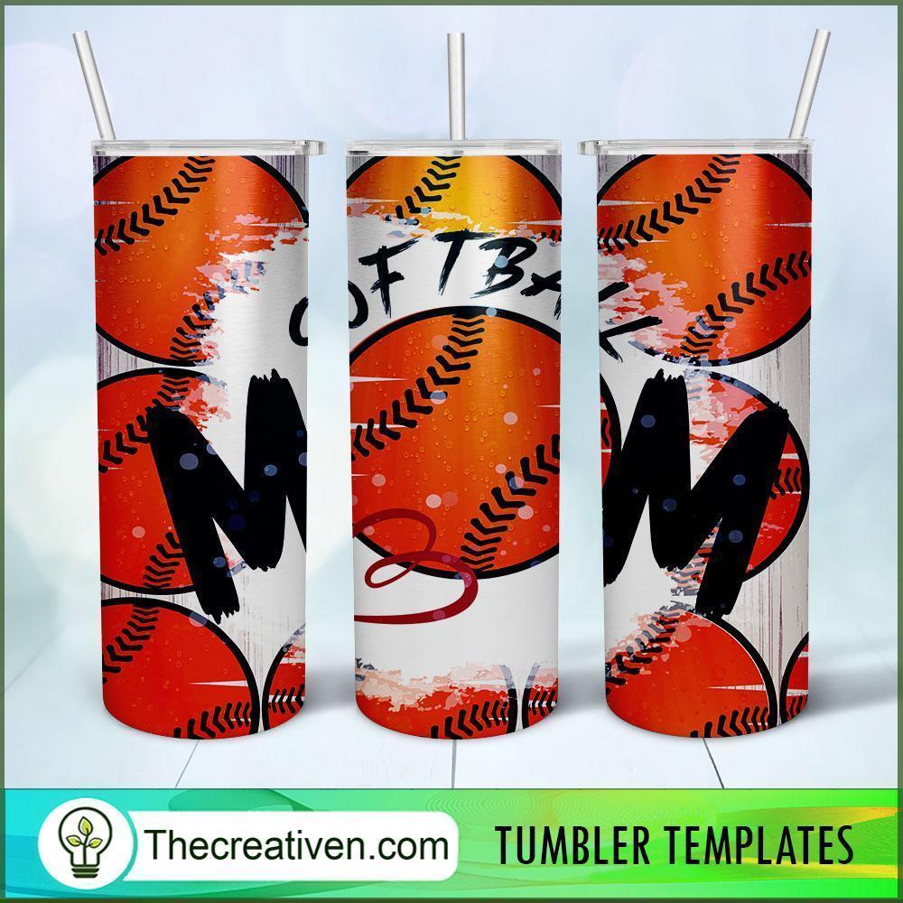 20oz Skinny Tumbler Softball Sport Mom Tumbler Wrap – Digital Download 1 20oz Skinny Tumbler Softball Sport Mom Tumbler Wrap – Digital Download