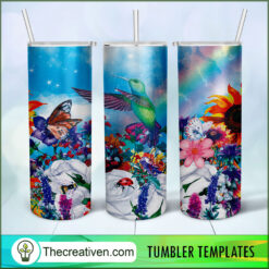 20oz Skinny Tumbler Hummingbir Tumbler Wrap Download