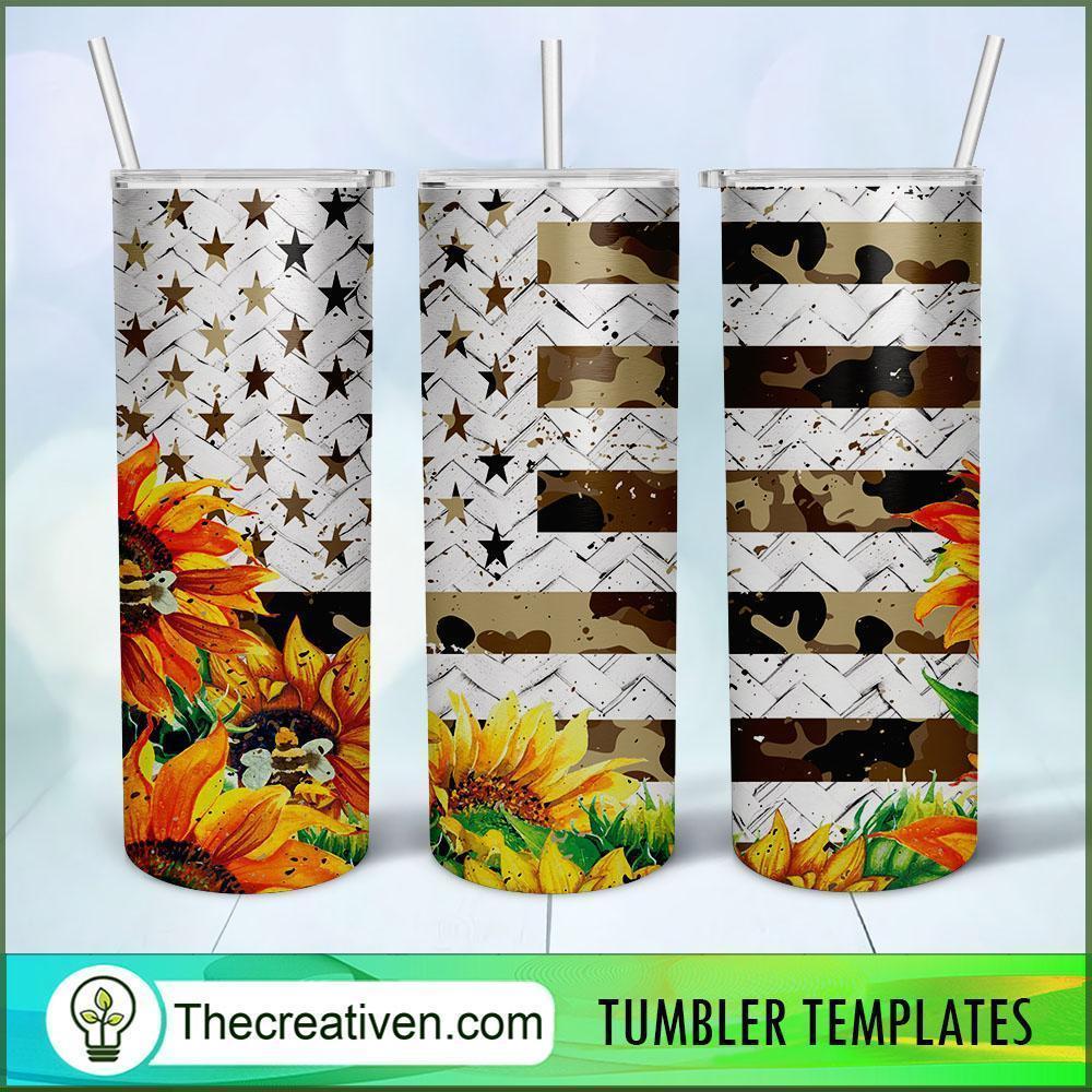 20oz Skinny Tumbler Brown Camo Flag Tumbler Wrap – Digital Download 1 20oz Skinny Tumbler Brown Camo Flag Tumbler Wrap – Digital Download