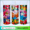 20oz Skinny Tumbler Pink Rose Ombre Tumbler Wrap – Digital Download 5 104 copy 2