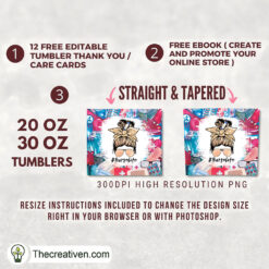 Alternative view of 20oz Skinny Tumbler Nurse Life Tumbler Wrap – Digital Download