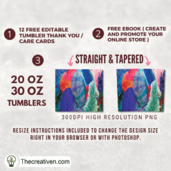 Alternative view of 20oz Skinny Tumbler Feathers S Tumbler Wrap Download
