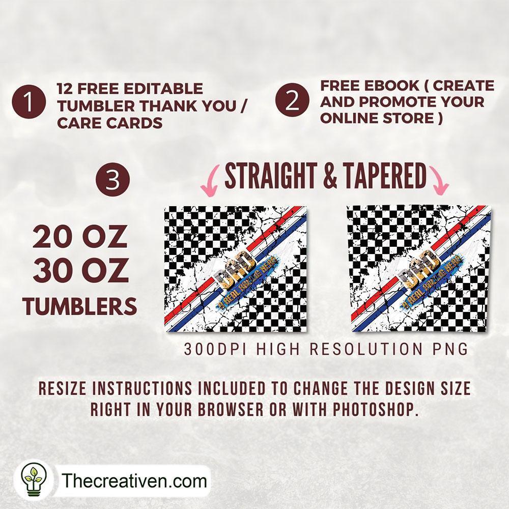 20oz Skinny Tumbler Dad Racing Hero Tumbler Wrap – Digital Download 2 20oz Skinny Tumbler Dad Racing Hero Tumbler Wrap – Digital Download - Image 2