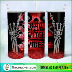 20oz Skinny Tumb Witch Blood R Tumbler Wrap Download