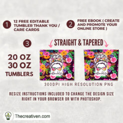 Alternative view of Skinny Tumbler Sublimation Beach Life Tumbler Wrap – Digital Download
