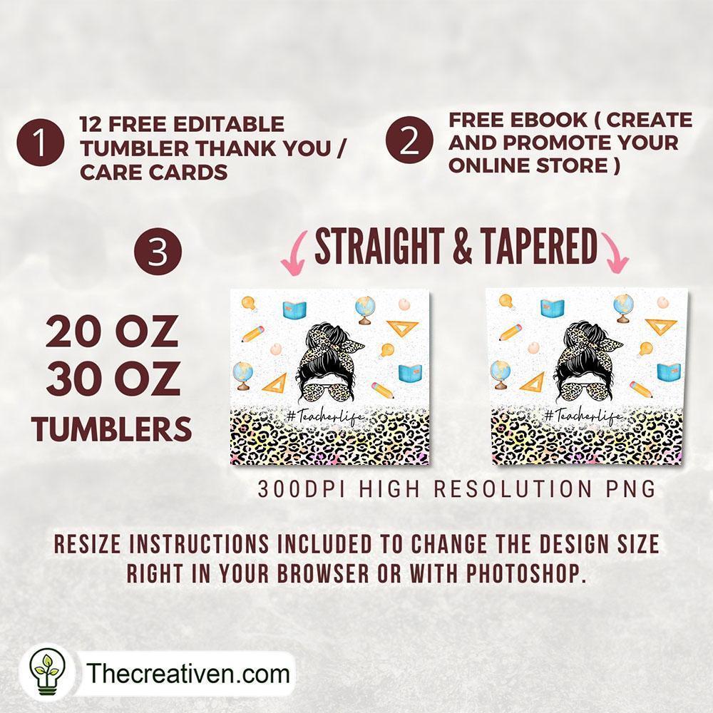 Skinny Tumbler Sublimation Tea Tumbler Wrap Download 2 Skinny Tumbler Sublimation Tea Tumbler Wrap Download - Image 2