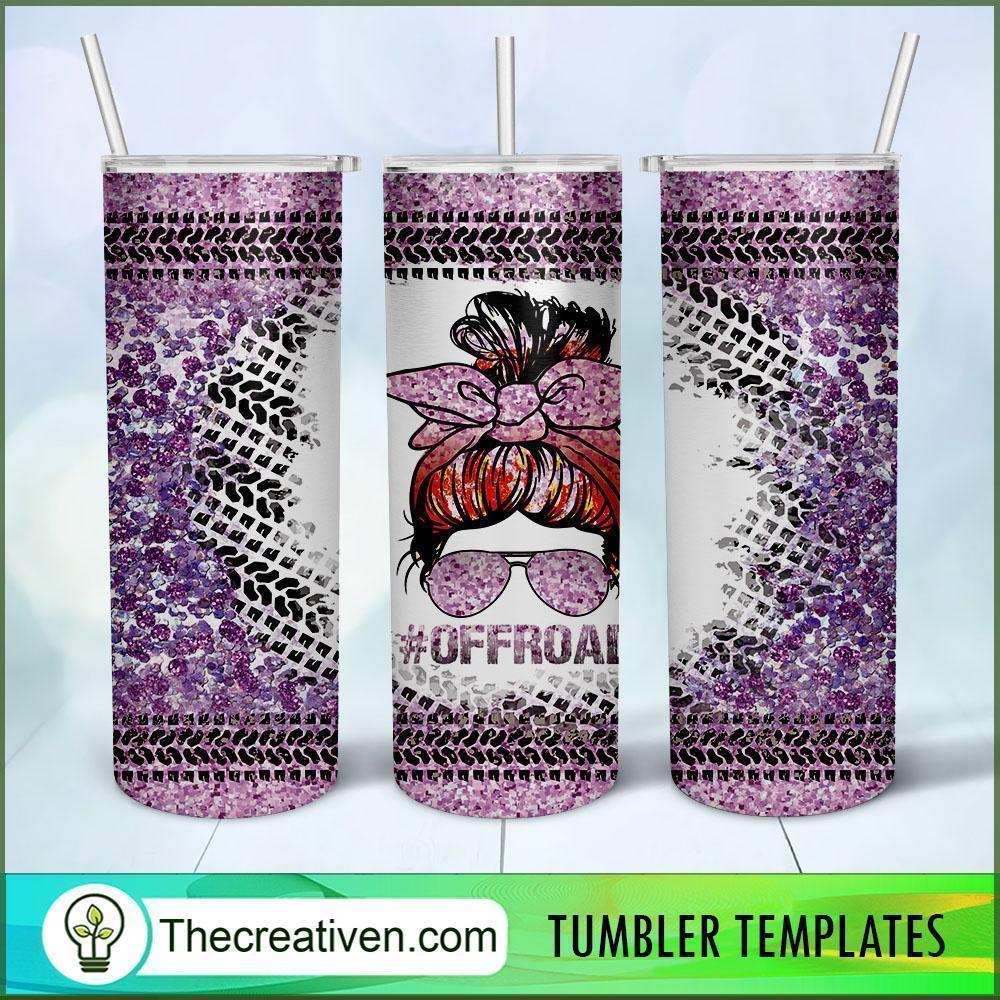 Offroad Purple Glitter Skinny Tumbler Tumbler Wrap – Digital Download 1 Offroad Purple Glitter Skinny Tumbler Tumbler Wrap – Digital Download