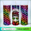 Cheetah Tumbler Wrap Rainbow Leopard Tumbler Wrap – Digital Download
