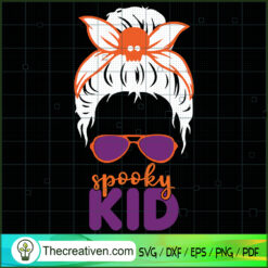 Spooky Kid SVG, Spooky SVG, Halloween SVG