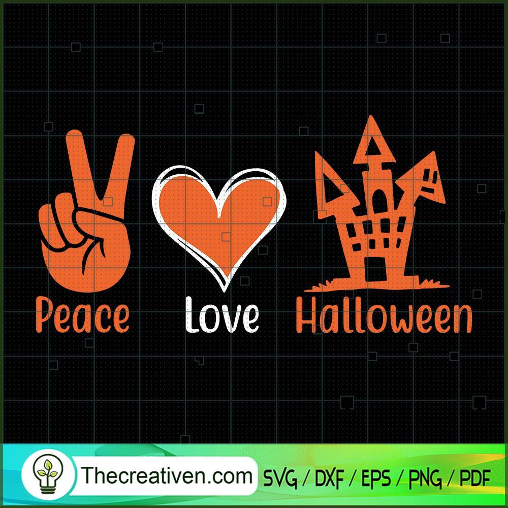 Peace Love Halloween Town SVG, Halloween Town SVG, Halloween SVG 1 17 copy 12