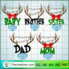 Christmas Reindeer Family Bundle SVG Cut File for Cricut & Silhouette 2 christmas