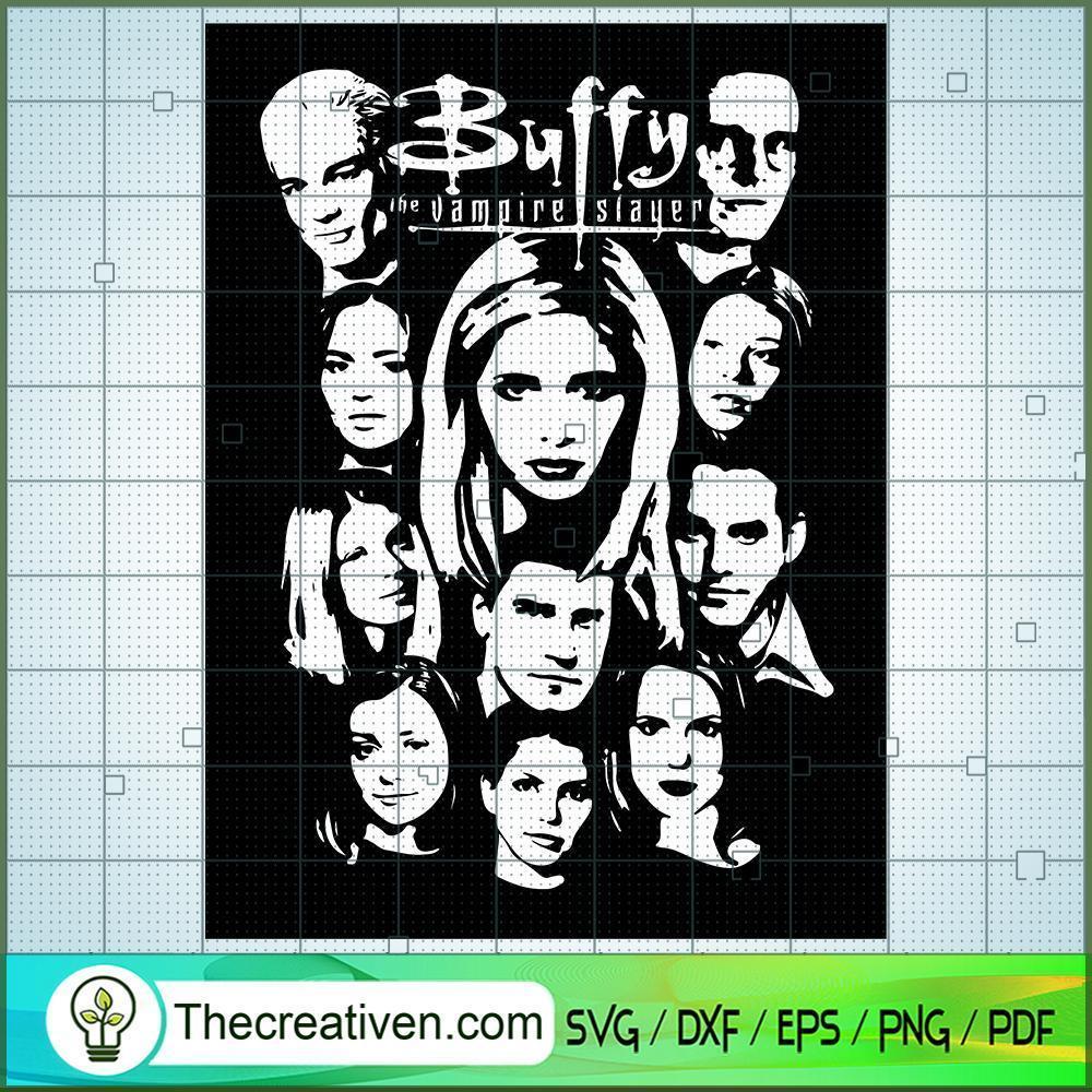 Buffy The Vampire Slayer Poster SVG Cut File for Cricut & Silhouette 1 Buffy The Vampire Slayer Poster SVG Cut File for Cricut & Silhouette