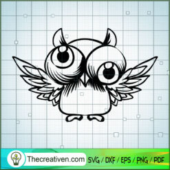 Owl Vol 4 SVG Free, Owl SVG Free,Free SVG For Cricut Silhouette