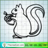 Squirrel Vol 1 Free SVG Cut File for Cricut & Silhouette