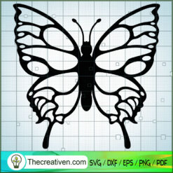 Butterfly Outline Vol 3 Free SVG Cut File for Cricut & Silhouette