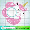 Pink Head Unicorn Free SVG Cut File for Cricut & Silhouette 2 4 copy 13