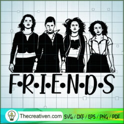 Friends Halloween SVG Cut File for Cricut & Silhouette Design 32180