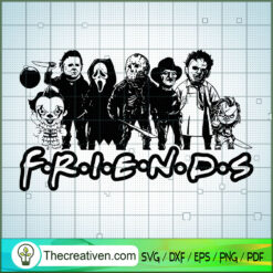 Friends Halloween SVG Cut File for Cricut & Silhouette Design 32157
