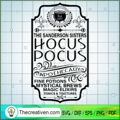 Hocus Pocus Apothecary SVG Cut File for Cricut & Silhouette