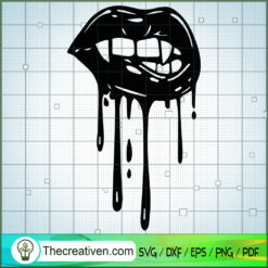 Vampire Lips SVG Cut File for Cricut & Silhouette