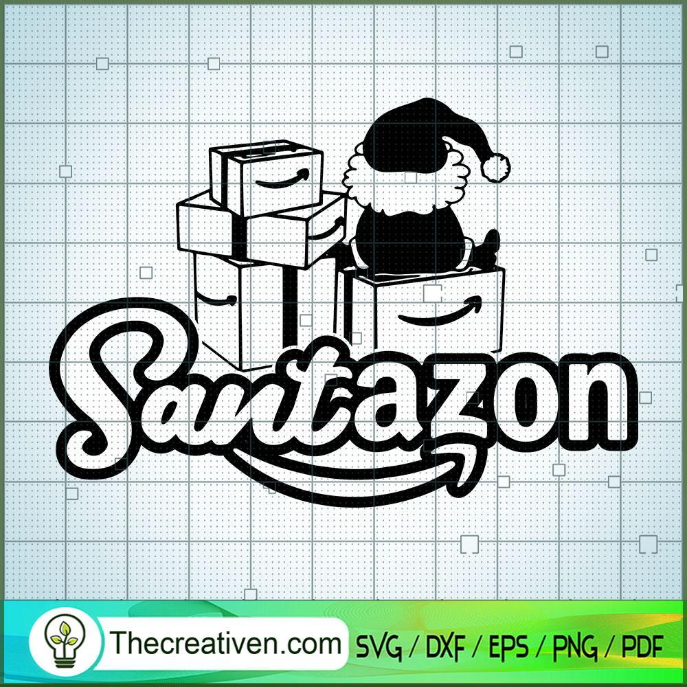 Santazon Christmas SVG, Christmas SVG, Santa SVG, Amazon SVG 1 18 copy 9