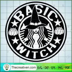 Basic Witch Halloween SVG Cut File for Cricut & Silhou Design 32088