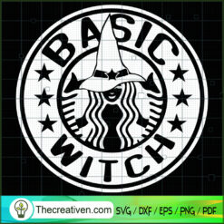 Basic Witch SVG Cut File for Cricut & Silhouette