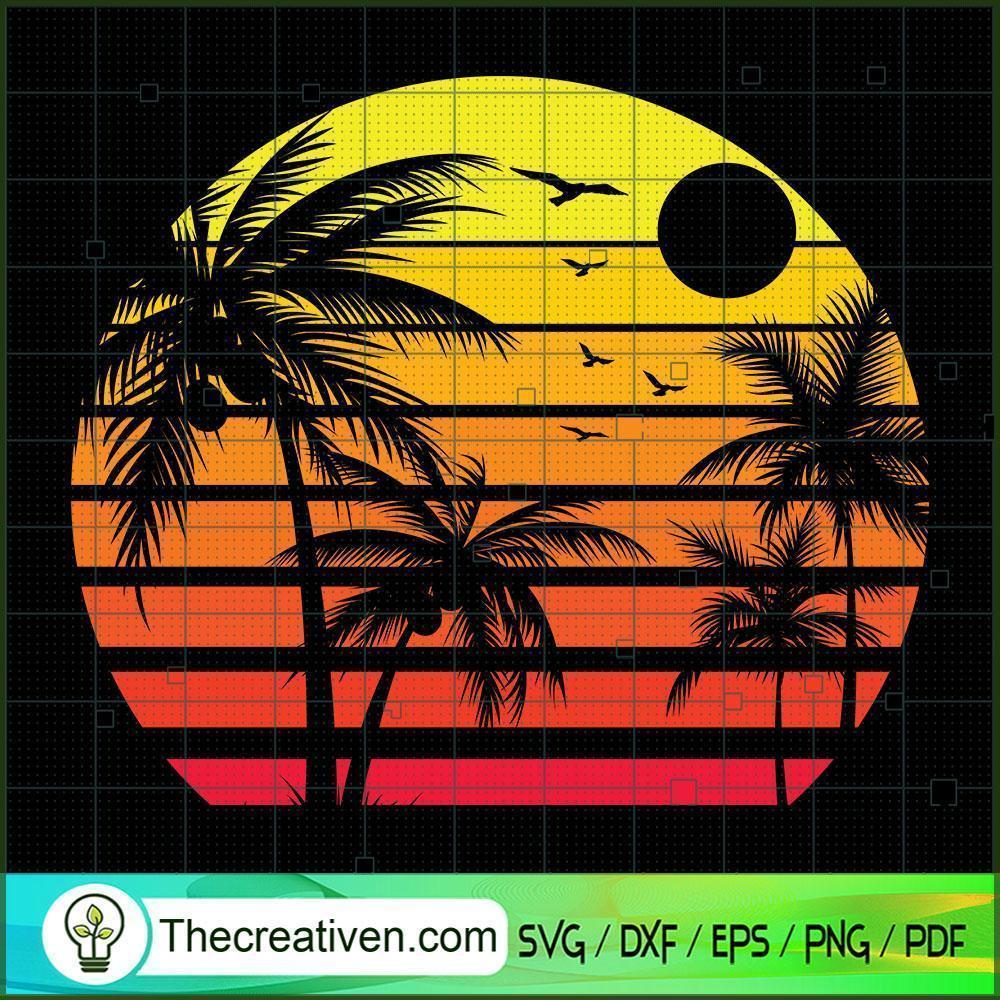 Sunset Retro SVG, Retro SVG, Vintage SVG, Music SVG 1 Unlimab 210707 NT 18 copy 1