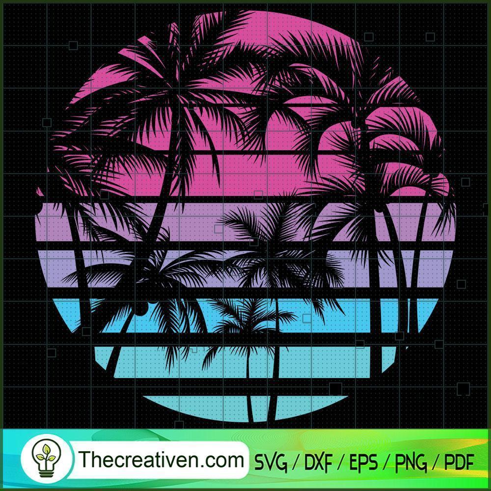 Coconut Tree 90's Retro SVG, Retro SVG, Vintage SVG, Music SVG 1 Unlimab 210707 NT 13 copy 1
